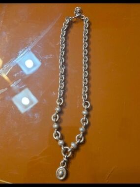 Silver Tone Monet Necklace Good Condition